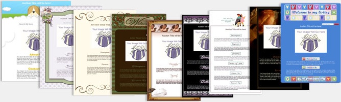 Graphic: Sample Auction Templates