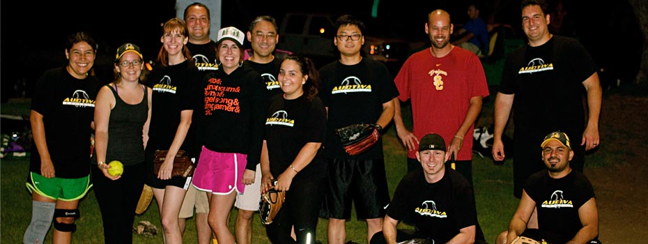 Auctiva softball has employees swinging for the fences.